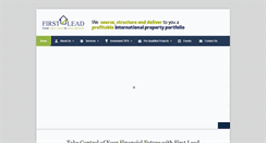 Desktop Screenshot of firstleadinvestments.com