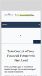 Mobile Screenshot of firstleadinvestments.com